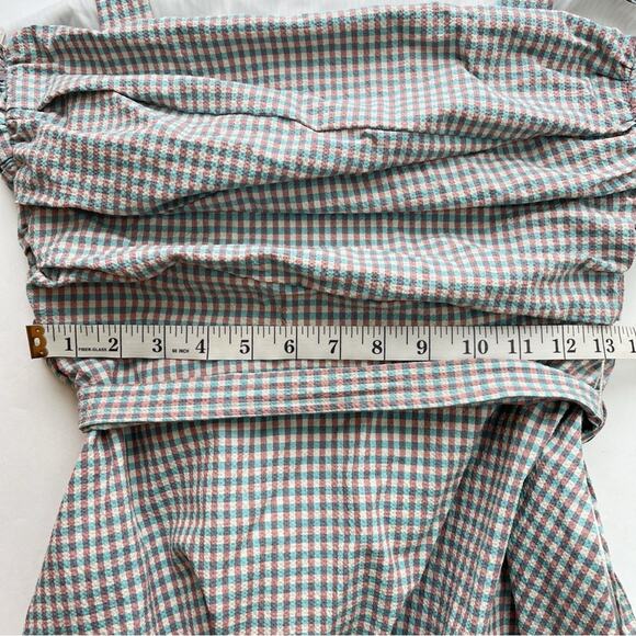Veronica Beard Gingham Seersucker Positano Dress - Picture 9 of 13
